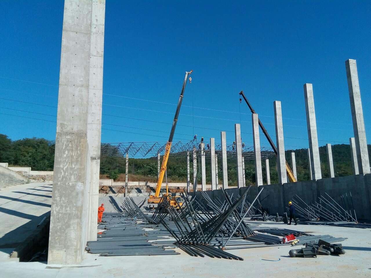 仁怀威海搅拌站网架